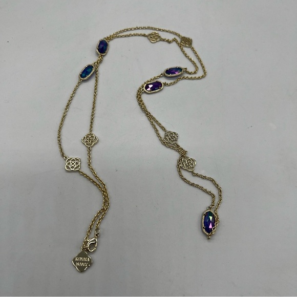 Kendra Scott Sonya Iridescent Long Necklace - Picture 5 of 7